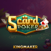 5 Card Poker - black scatter games game
