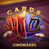 Cards Hi Lo - black scatter games game