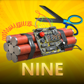 Nine - black scatter games game